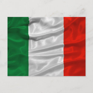 Italien Flag Postkarte