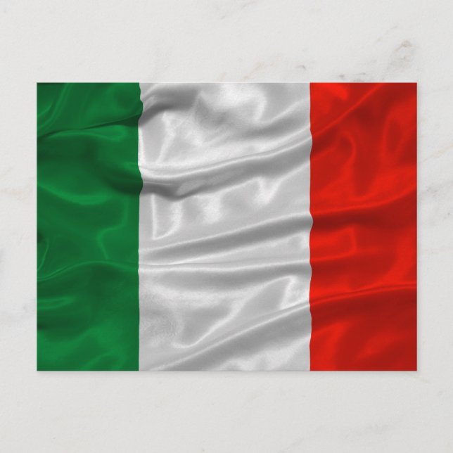 Italien Flag Postkarte (Vorderseite)