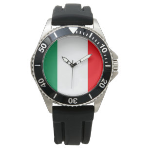 Italien-Flagge Armbanduhr