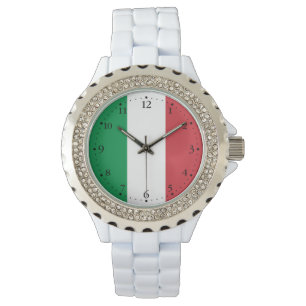 Italien Flagge Armbanduhr