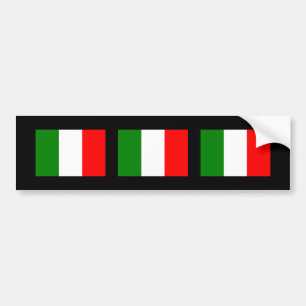 Italien-Flagge Autoaufkleber