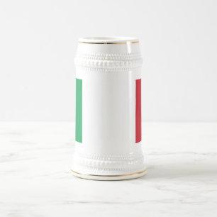 Italien Flagge Bierglas