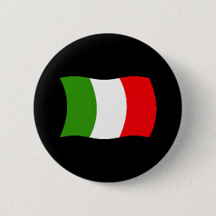 Italien-Flagge-Button Button