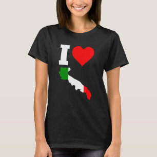Italien-Flagge für Apulien Ich liebe Apulien T-Shirt