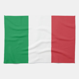 Italien-Flagge Geschirrtuch