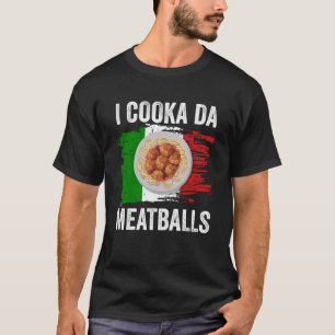 Italien Flagge Italienischer Roots Feinschmecker I T-Shirt