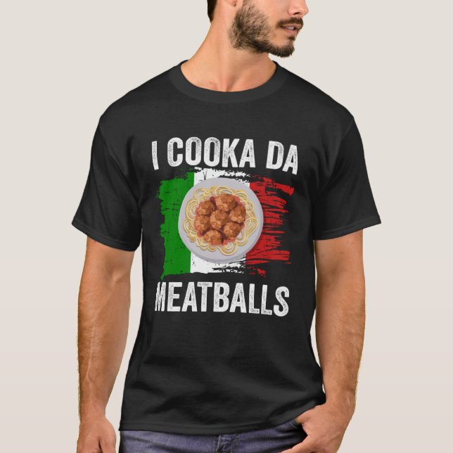 Italien Flagge Italienischer Roots Feinschmecker I T-Shirt (Vorderseite)