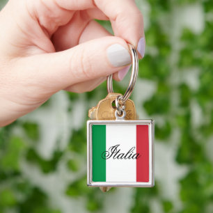 Italien-Flagge Italienischer Stolz Europa Land Schlüsselanhänger
