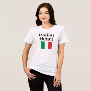 Italien Flagge Italienischer Stolz Europa Tri-Blend Shirt
