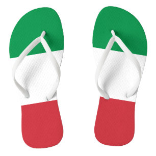 Italien Flagge Italienisches Patriotikum Flip Flops
