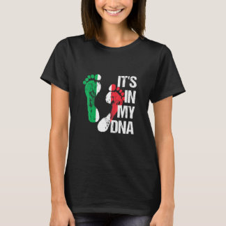 Italien Flagge Italienisches T-Shirt für DNA-Pride