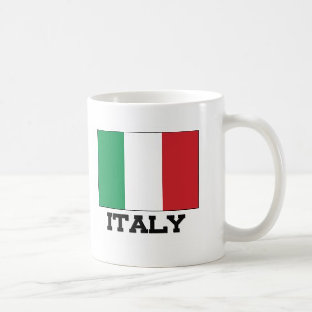 Italien-Flagge Kaffeetasse (Rechts)
