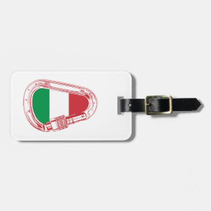 Italien-Flagge Kautabiner zum Klettern Gepäckanhänger
