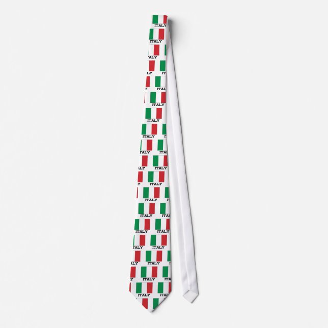 Italien-Flagge Krawatte (Vorderseite)