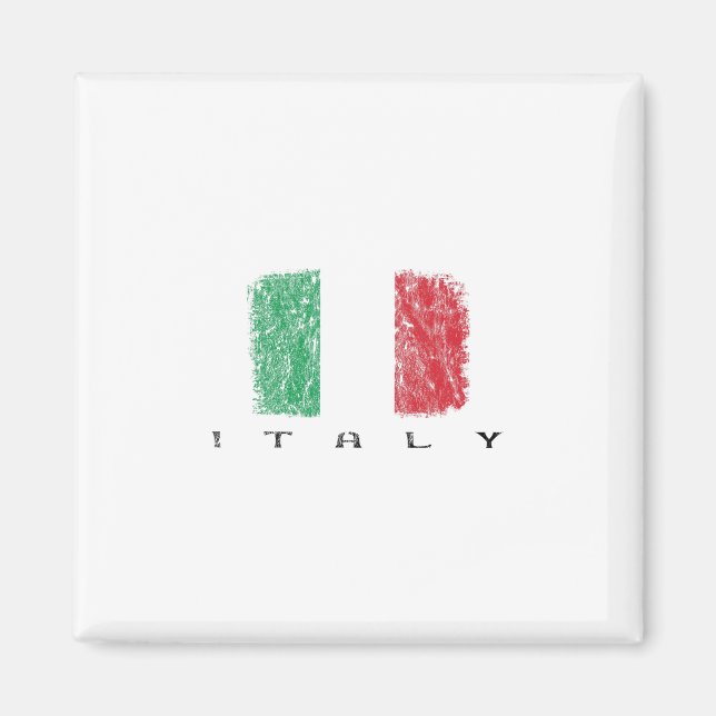 Italien-Flagge Magnet (Vorne)