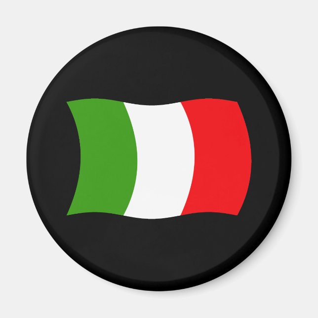 Italien Flagge Magnet (Vorne)