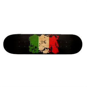 Italien-Flagge Skateboard