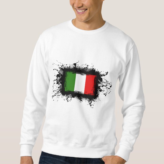 Italien-Flagge Sweatshirt (Vorderseite)