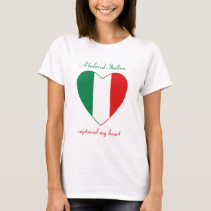 Italien-Flagge T-Shirt für Verliebte