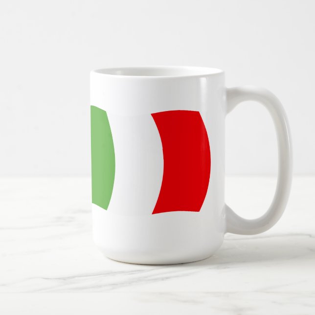 Italien Flagge Tasse (Rechts)