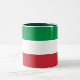 Italien Flagge Zweifarbige Tasse