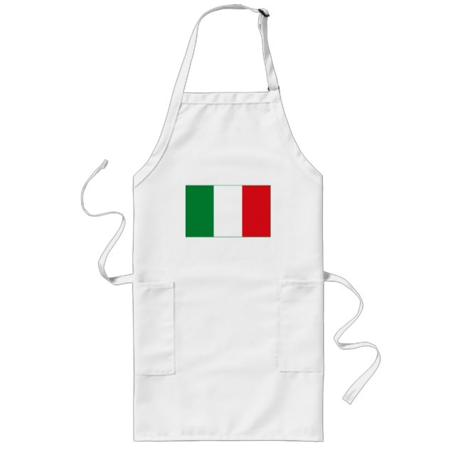 Italien-Flaggen-(helle) Schürze (Vorne)