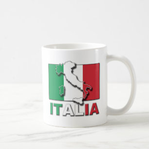 Italien-Flaggen-Land Kaffeetasse