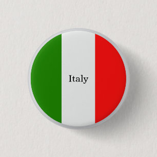 Italien, Flaggenfarben, gekennzeichnet Button