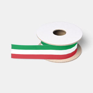 Italien-Flaggengeschenkband für italienisches Satinband