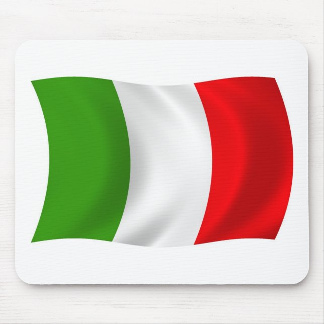 Italien Flaggenmousepad Mousepad (Vorne)