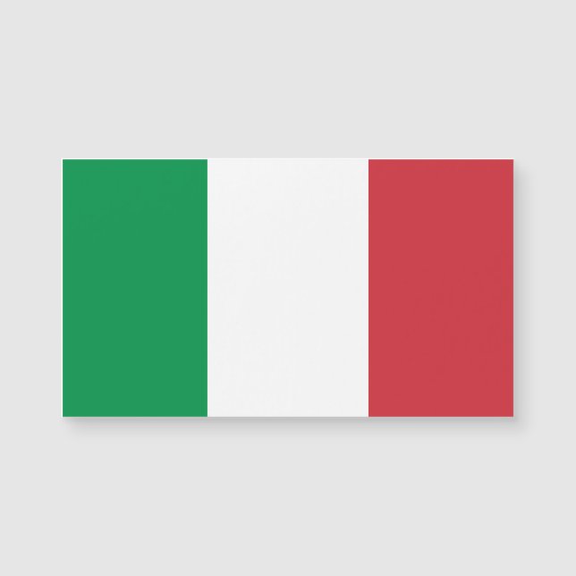 Italien Flaggenstaat Italienische Patriotische Mag Magnetkarte (Vorderseite)