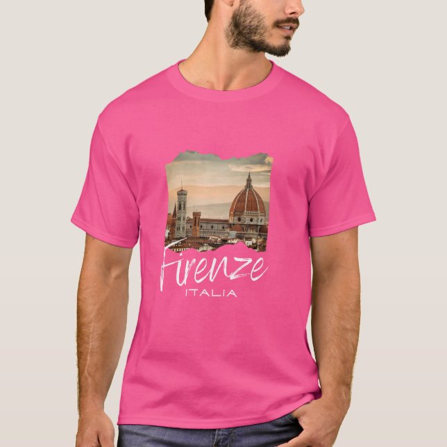 Italien Florence Souvenir Florence 1 T-Shirt (Vorderseite)