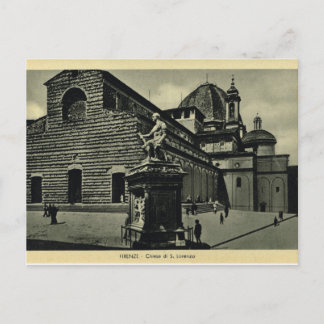 Italien, Florenz, Firenze, 1908, S.Lorenzo Postkarte