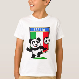 Italien Football Panda T-Shirt