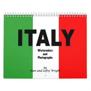 Italien Foto- und Aquarellkalender Kalender