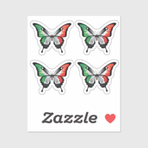 Italien Frack Butterfly Flag Aufkleber