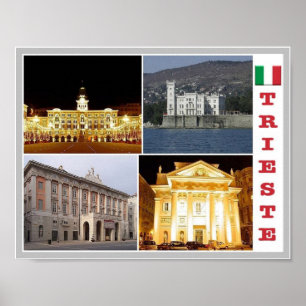 Italien - Friaul-Venedig - Giulia - Triest - Mosai Poster