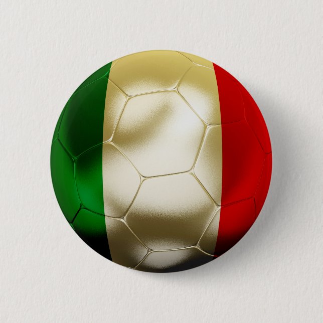Italien-Fußball Button (Vorderseite)