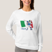 Italien Fußball Fan Kind Dabbing Schulboy
