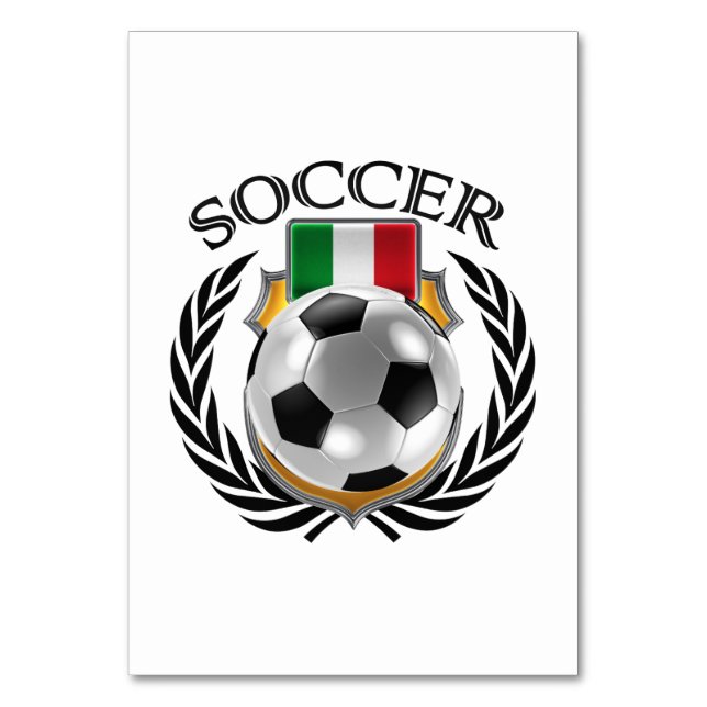 Italien Fußball-Fangerät 2016 Tischnummer (Rückseite)