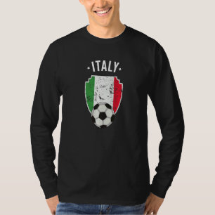Italien Fußball Italien Flaggenfußball Italienisch T-Shirt