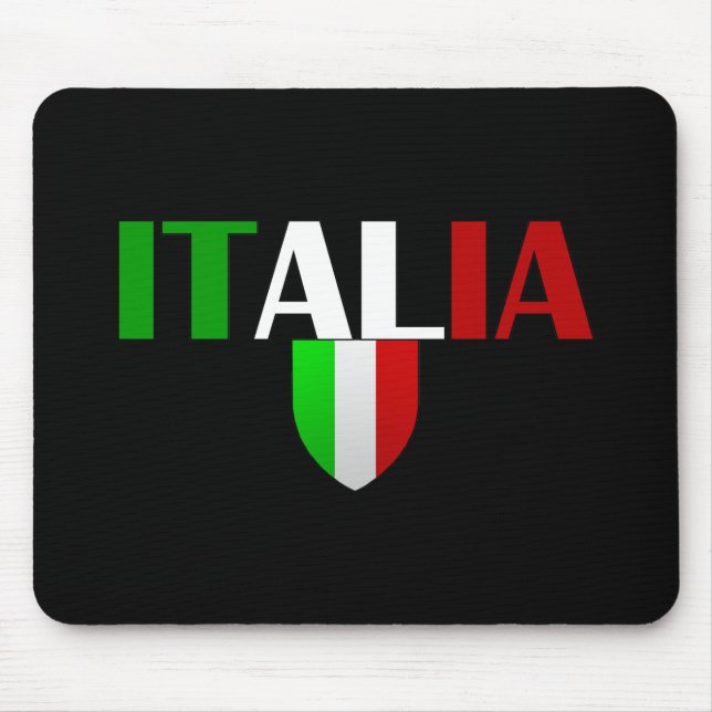 Italien-Fußball Mousepad (Vorne)
