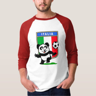 Italien-Fußball-Panda (helle Shirts) T-Shirt