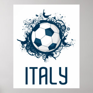 Italien-Fußball Poster