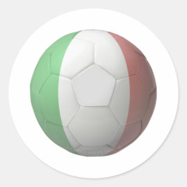 Italien Fußball Runder Aufkleber
