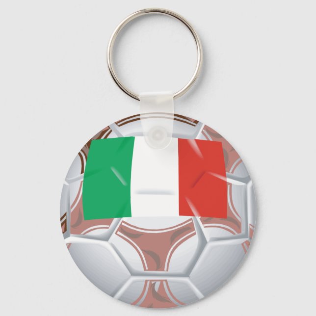 Italien Fußball Schlüsselanhänger (Vorderseite)
