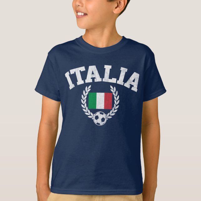 Italien-Fußball-Shirt T-Shirt (Vorderseite)