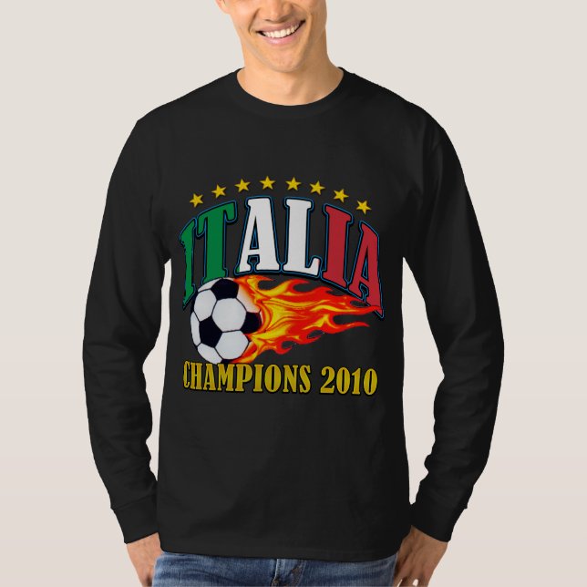 Italien-Fußball T-Shirt (Vorderseite)