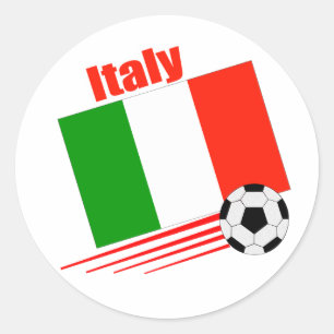 Italien-Fußball-Team Runder Aufkleber