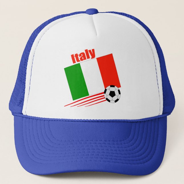 Italien-Fußball-Team Truckerkappe (Vorderseite)